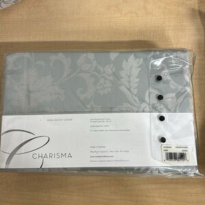 Charisma Floriane King Duvet Bedskirt Shams Piece 9 Piece Set